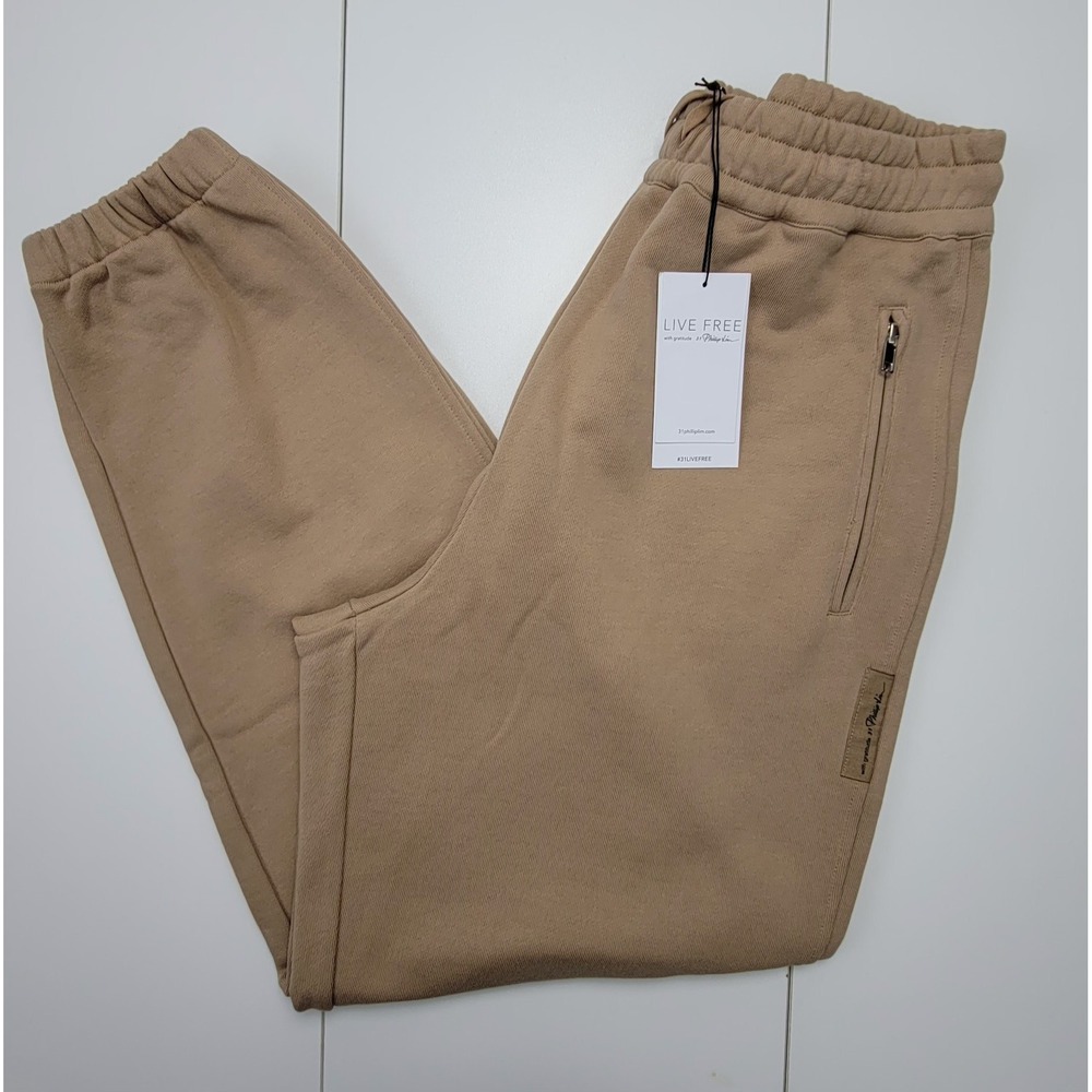 3.1 Phillip Lim Relaxed Jogger Sweatpants  Women's Size S Color Palomino New